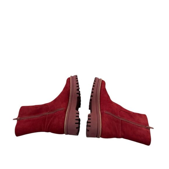 Paloma Barcelo Mid-Calf Platform Shoes in Dark Orange 37 - Picture 5 of 8